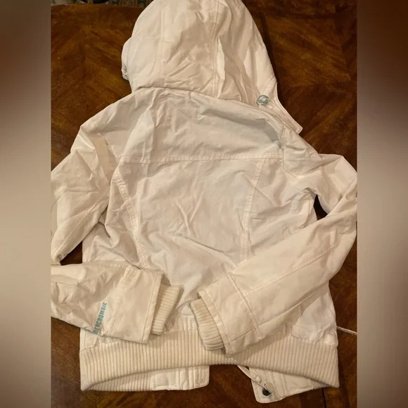 Y2K Abercrombie & Fitch Off-White Ski Jacket - Picture 4 of 5